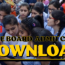 CBSE 2024 Admit Card Download Soon